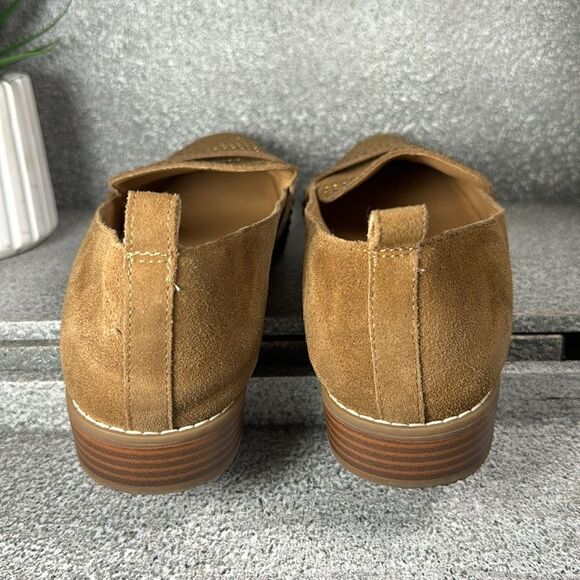 Crown Vintage Lorina Leather Studded Loafers Shoes Size 10 - Picture 5 of 8